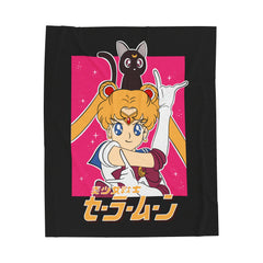 Sailor Moon Velveteen Plush Blanket - Cozy Anime Throw for Fans