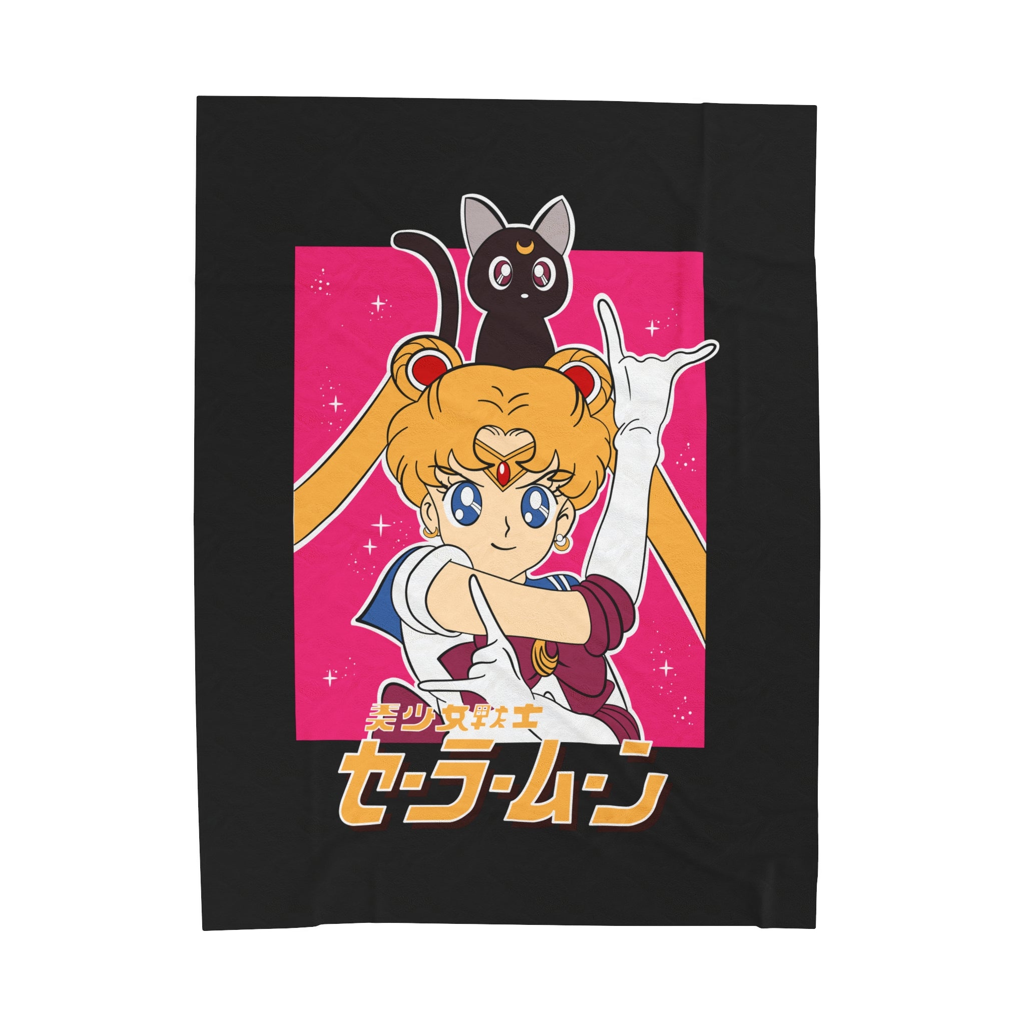 Sailor Moon Velveteen Plush Blanket - Cozy Anime Throw for Fans