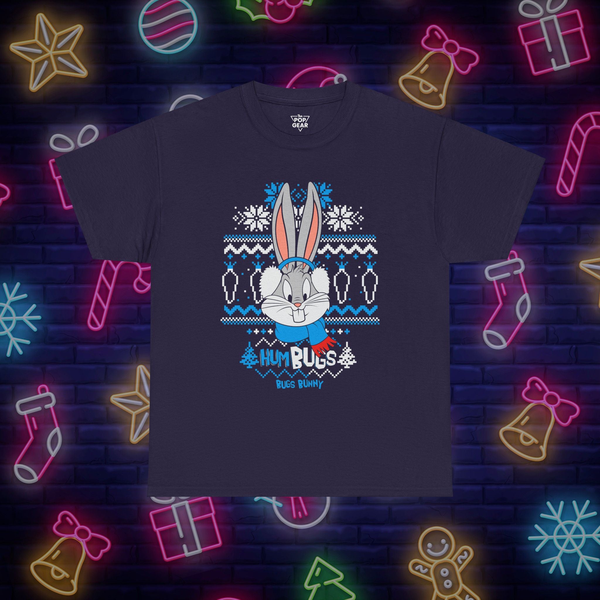 Hum Bugs Unisex Heavy Cotton Tee - Fun Holiday Graphic Tee featuring Bugs Bunny