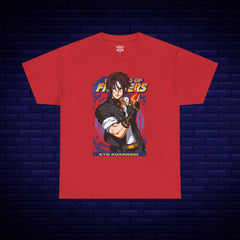 Kyo Kusanagi Graphic Tee - Unisex Heavy Cotton T-Shirt for Gamers