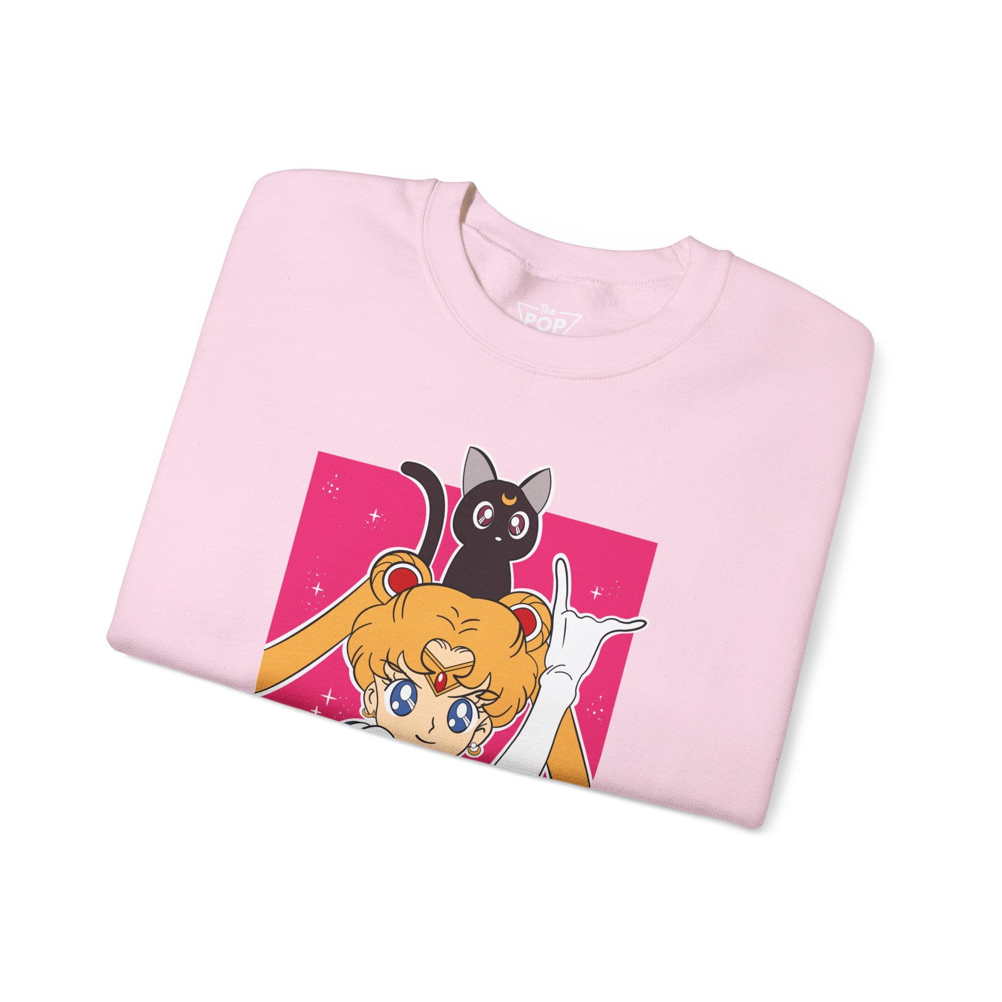 Anime-Inspired Unisex Heavy Blend™ Crewneck Sweatshirt - Sailor Moon Design