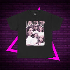 Lana Del Rey Unisex Heavy Cotton Tee | Retro Vibe Graphic T-Shirt