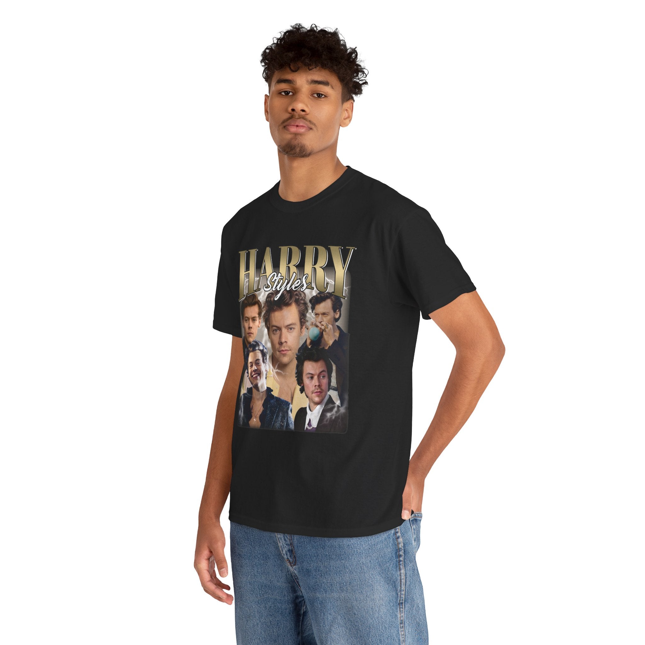 Harry Styles Unisex Heavy Cotton Tee - Perfect for Fans and Casual Wear