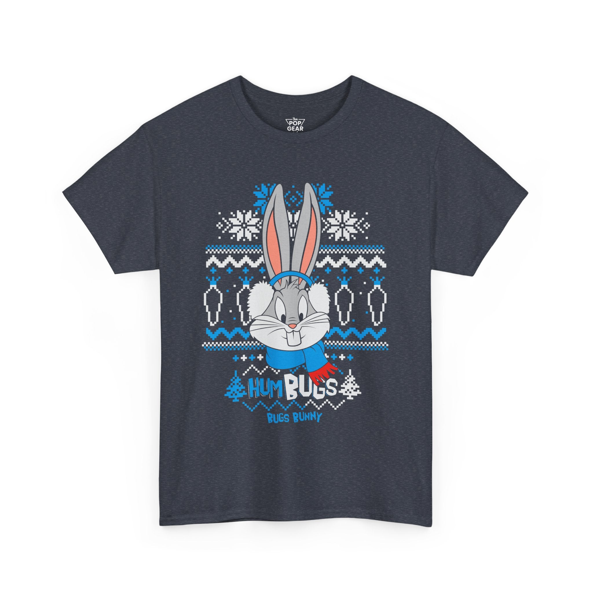 Hum Bugs Unisex Heavy Cotton Tee - Fun Holiday Graphic Tee featuring Bugs Bunny