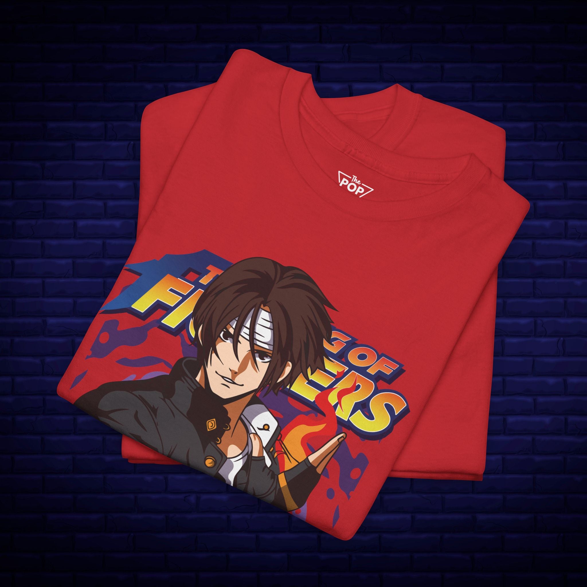Kyo Kusanagi Graphic Tee - Unisex Heavy Cotton T-Shirt for Gamers