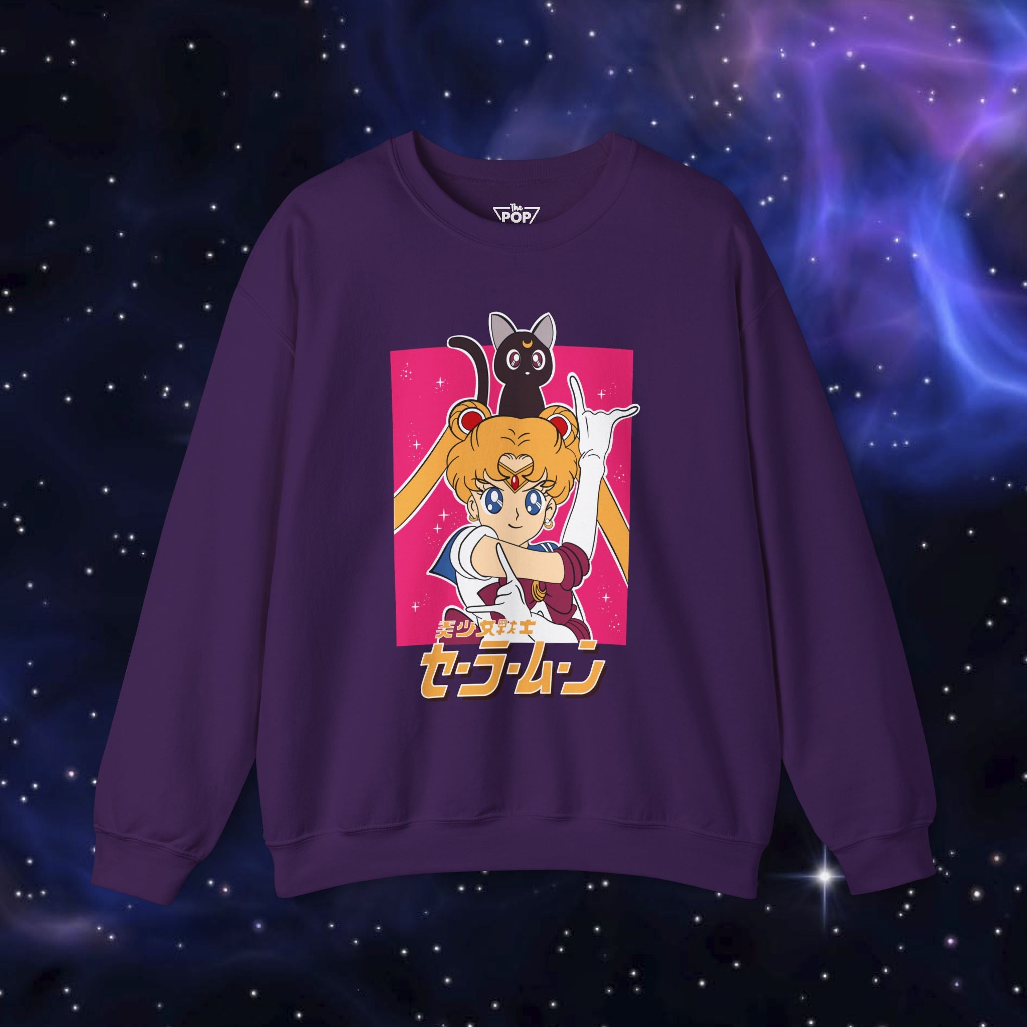 Anime-Inspired Unisex Heavy Blend™ Crewneck Sweatshirt - Sailor Moon Design