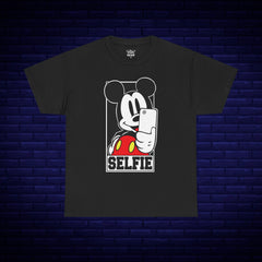 Mickey Mouse Selfie Unisex Heavy Cotton Tee